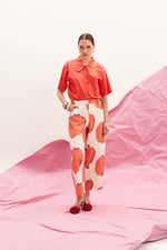 Load image into Gallery viewer, The Denim Pants - Fraise
