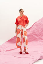 Load image into Gallery viewer, The Flower Collar Shirt - Coral
