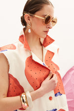 Load image into Gallery viewer, The Denim Vest - Fraise

