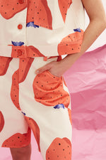 Load image into Gallery viewer, The Denim Shorts - Fraise
