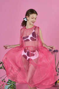 Organza Dress - Pink