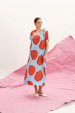 Load image into Gallery viewer, The Linen Dress – Fraise
