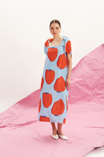Load image into Gallery viewer, The Linen Dress – Fraise
