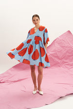 Load image into Gallery viewer, The Linen Mini Dress – Fraise
