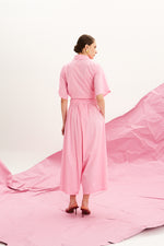 Load image into Gallery viewer, The Flower Collar Shirt - Candy Pink
