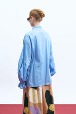 Load image into Gallery viewer, The Volume Sleeve Shirt – Sky Blue
