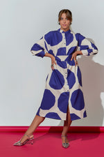 Load image into Gallery viewer, Mao Dress - Blue D
