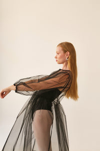 The Organza Dress - Black