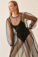 Load image into Gallery viewer, The Organza Dress - Black
