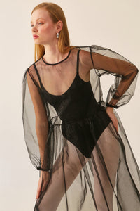 The Organza Dress - Black