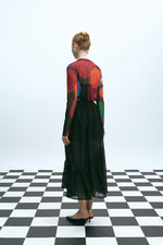 Load image into Gallery viewer, The Sheer Asymmetric Skirt – Black
