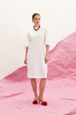 Load image into Gallery viewer, The Midi Dress - Crisp White
