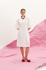 Load image into Gallery viewer, The Midi Dress - Crisp White
