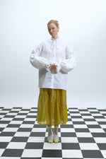 Load image into Gallery viewer, The Volume Sleeve Shirt – White
