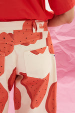 Load image into Gallery viewer, The Denim Pants - Fraise
