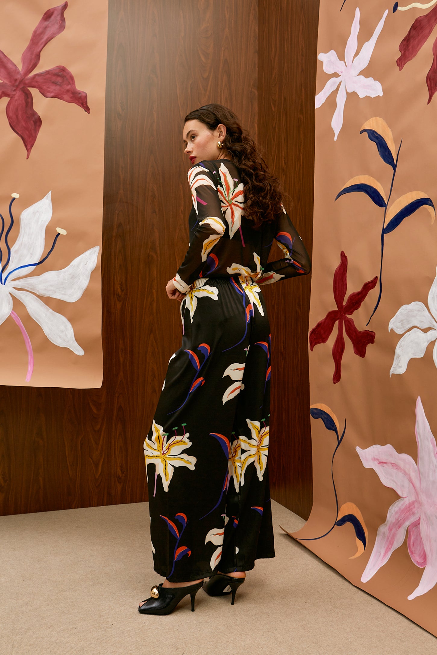 The Wide-Leg Pants - Hana black