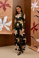 Load image into Gallery viewer, The Wide-Leg Pants - Hana black
