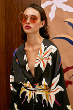 Load image into Gallery viewer, The Kimono Dress - Hana black

