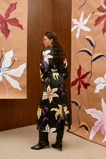 Load image into Gallery viewer, The Kimono Dress - Hana black
