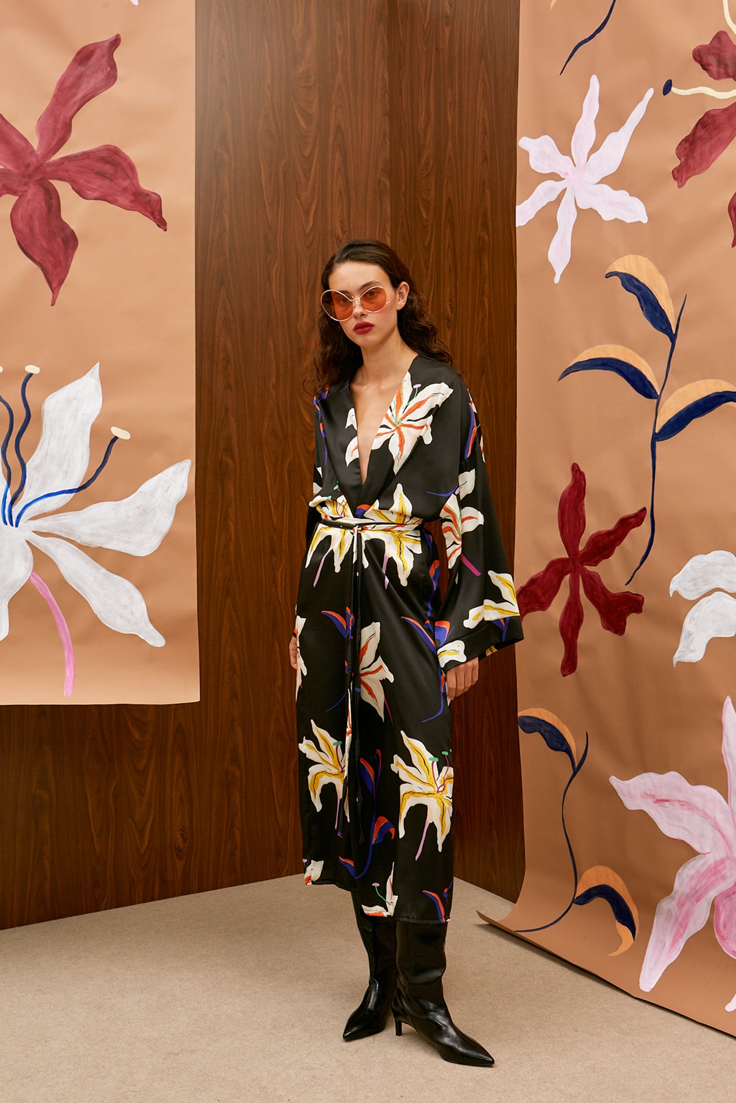 The Kimono Dress - Hana black