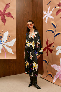 The Kimono Dress - Hana black