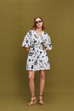 Load image into Gallery viewer, The Linen Mini Dress - Astrid
