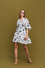 Load image into Gallery viewer, The Linen Mini Dress - Astrid
