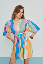 Load image into Gallery viewer, The Linen Mini Dress - Sorbet
