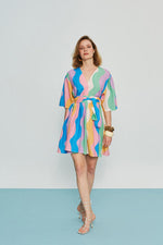 Load image into Gallery viewer, The Linen Mini Dress - Sorbet
