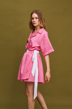 Load image into Gallery viewer, The Wrap Mini Skirt - Pink
