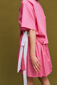The Wrap Mini Skirt - Pink