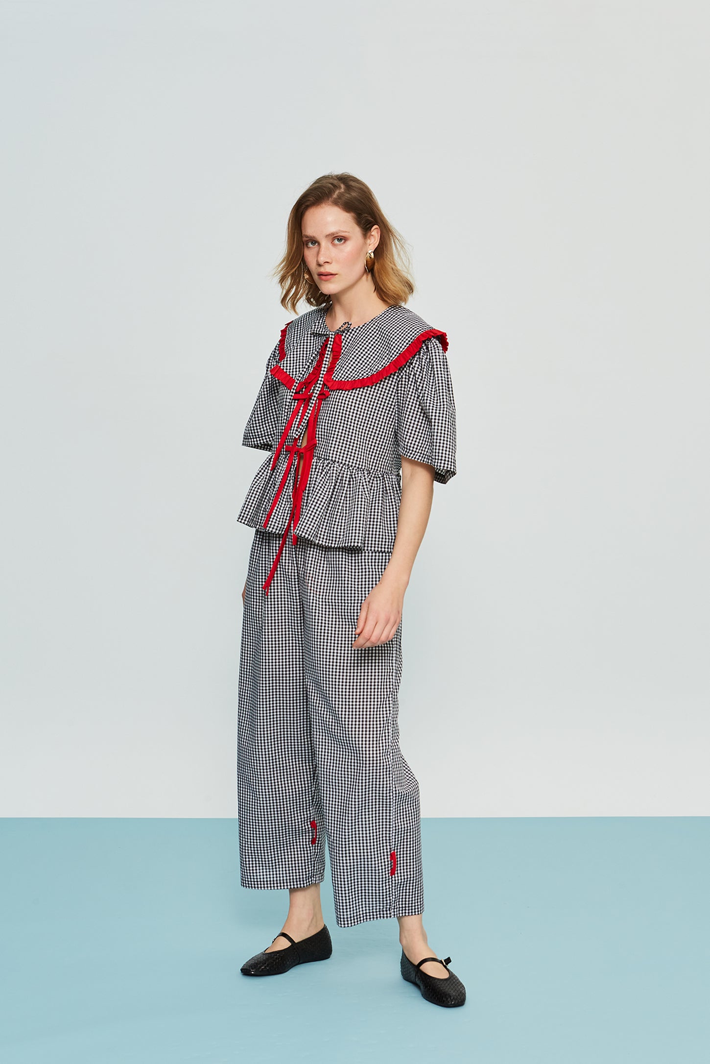 The Pants - Gingham Black