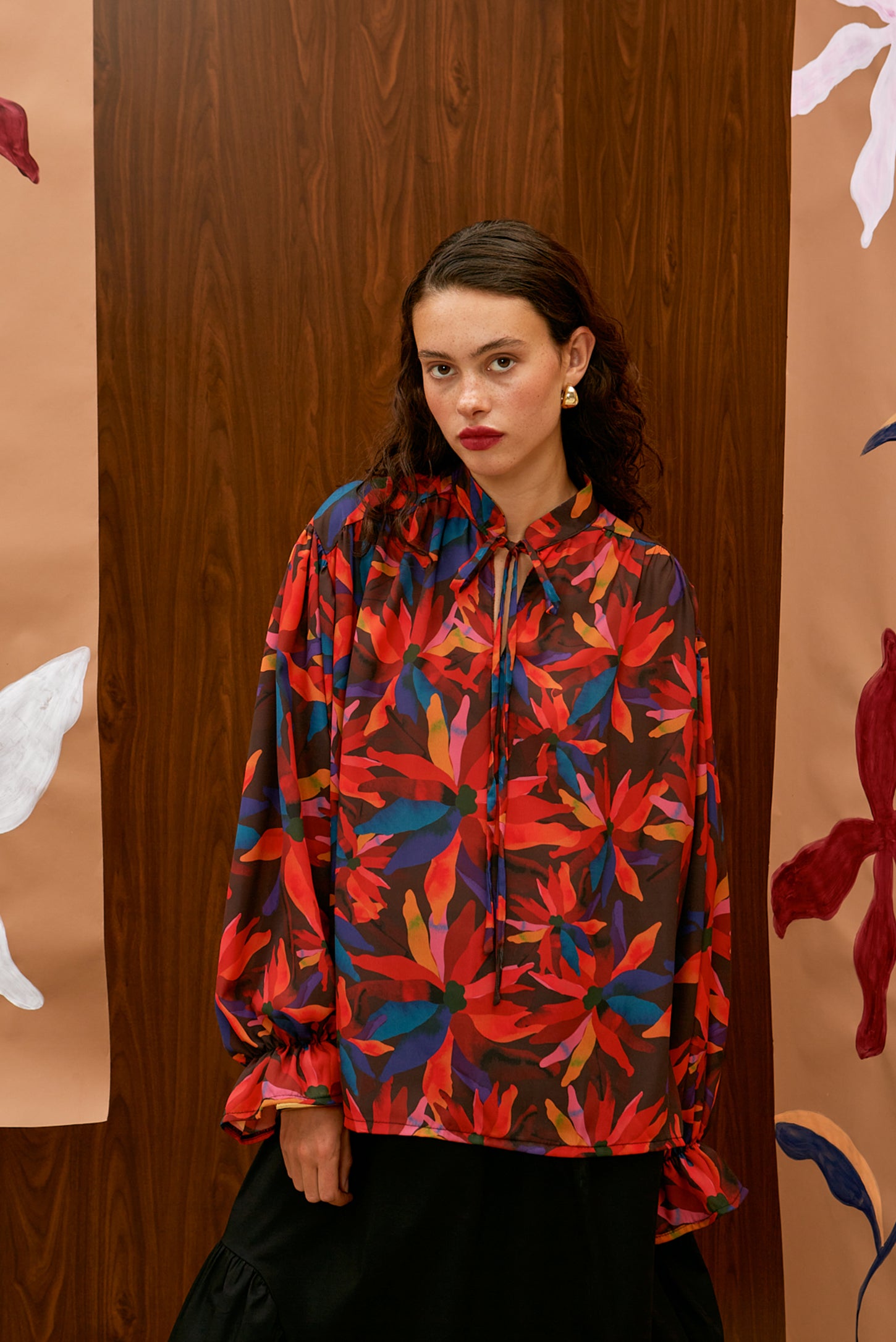 The Draped Blouse - Scarlett