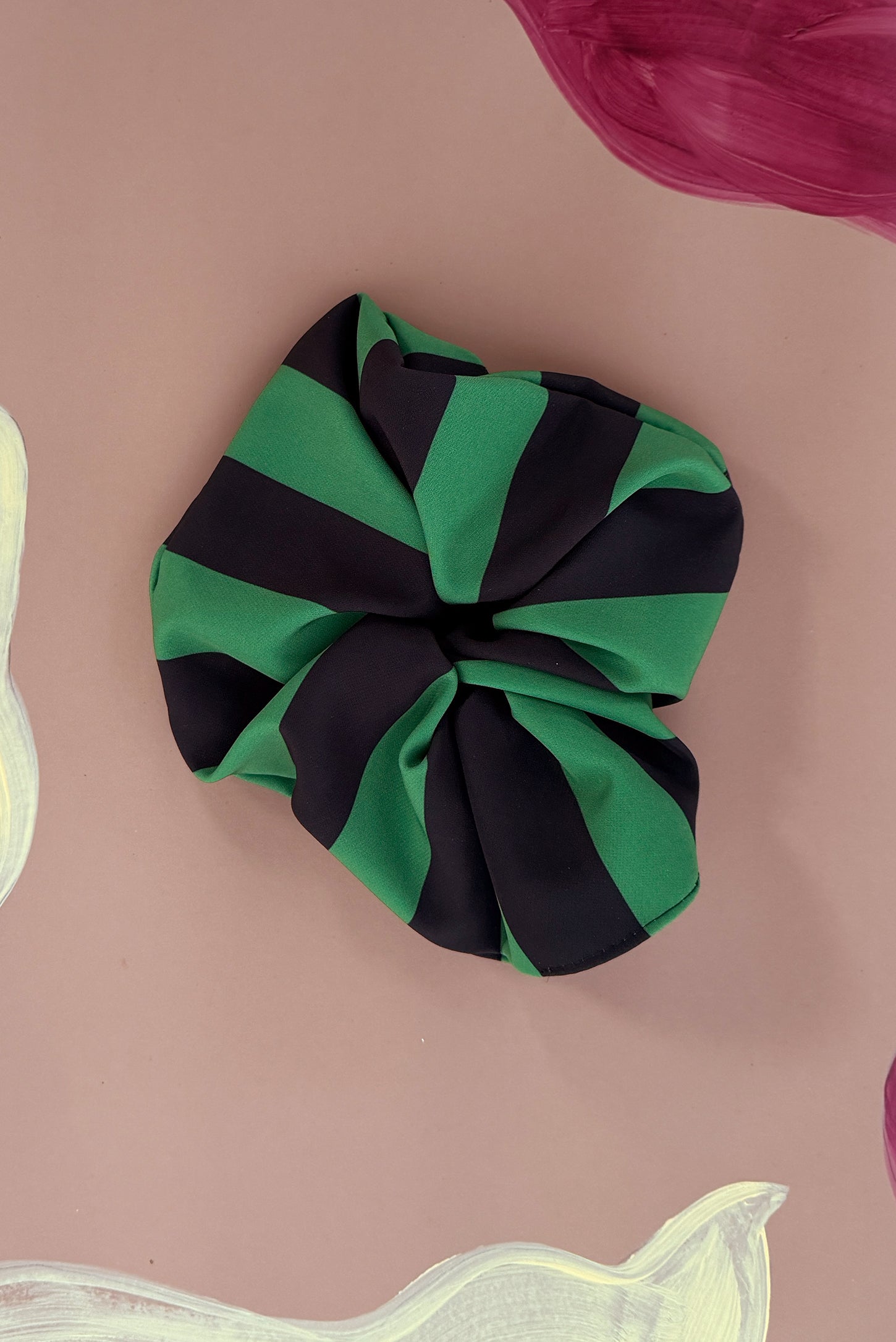 Scrunchie - Green Stripe