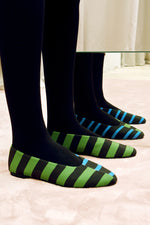 Load image into Gallery viewer, The Striped Ballerina Flats
