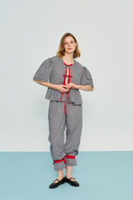Load image into Gallery viewer, The Pants - Gingham Black
