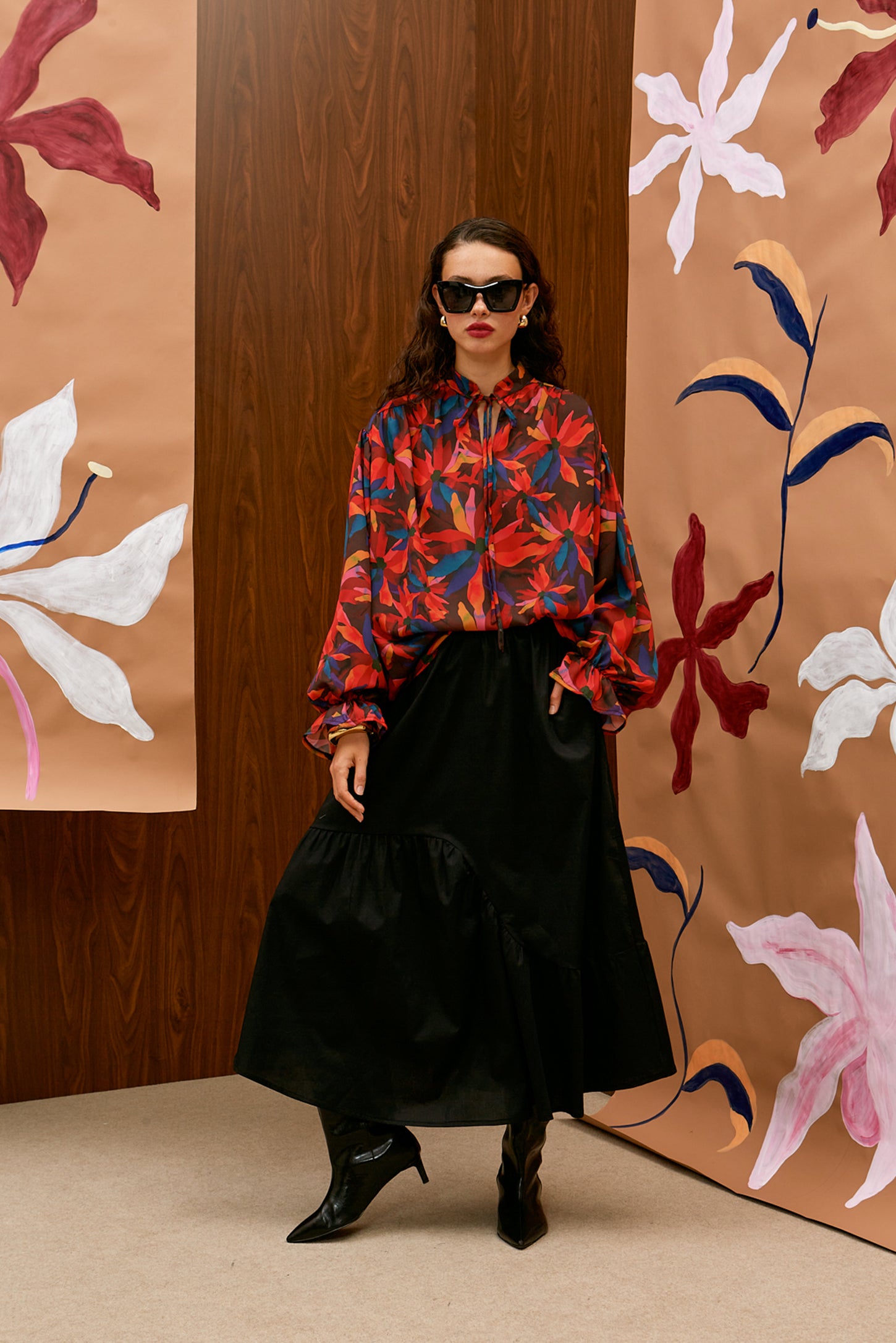 The Draped Blouse - Scarlett