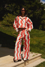 Load image into Gallery viewer, The Denim Wide-leg Pants - Vague
