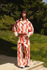 Load image into Gallery viewer, The Denim Wide-leg Pants - Vague
