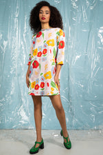 Load image into Gallery viewer, Mini Dress - Peach Bloom
