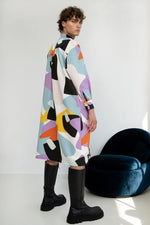 Load image into Gallery viewer, Mao Dress - Kukka (purple)
